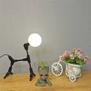 lampe de sol art abstrait animaux fer décoration nordique