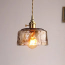 lustre en verre rétro nordique pour café et restaurant