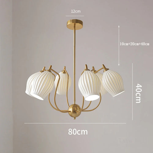 lustre bauhaus français en céramique pour intérieur élégant - vue 10 sur 12