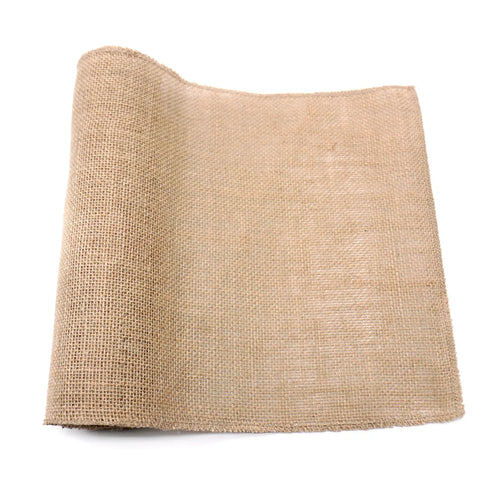 Chemin de table toile de jute style champetre
