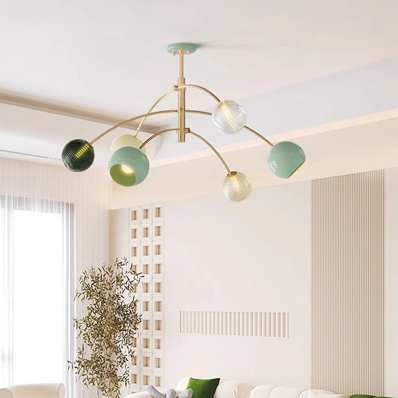 lustre led de luxe moderne pour éclairage intérieur - vue 6 sur 7