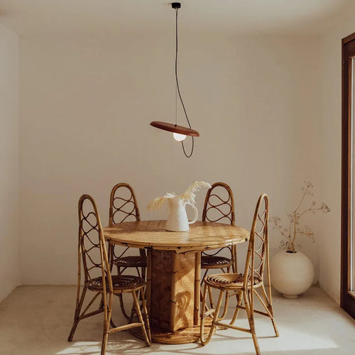 lustre magnétique design italien style wabi-sabi créatif - vue 7 sur 9
