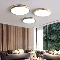 plafonnier led ultra-mince rond à intensité variable luminaire salon