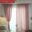Voilage tulle semi froissé moderne pour salon chambre