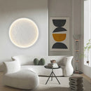 applique murale ronde moderne avec prise et fil rechargeable