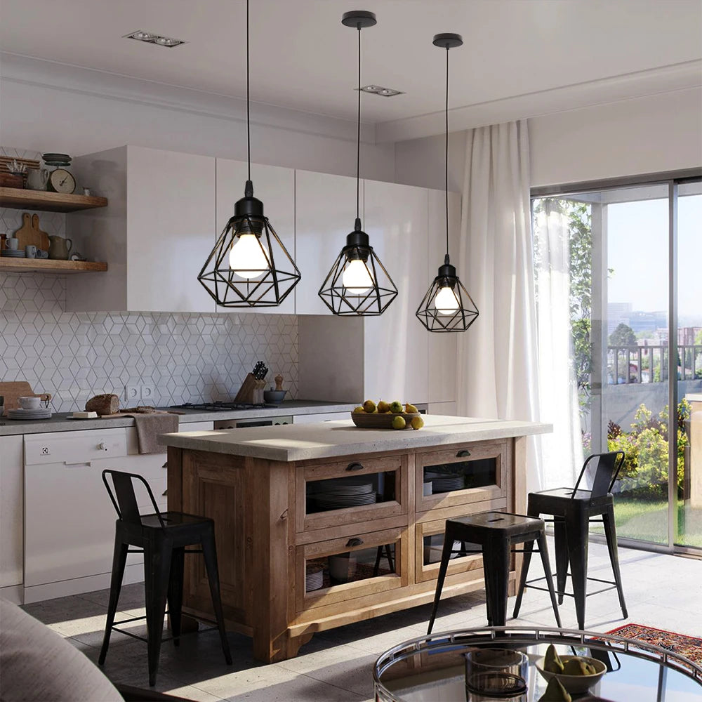 suspension moderne à têtes led pour intérieur design - vue 4 sur 22