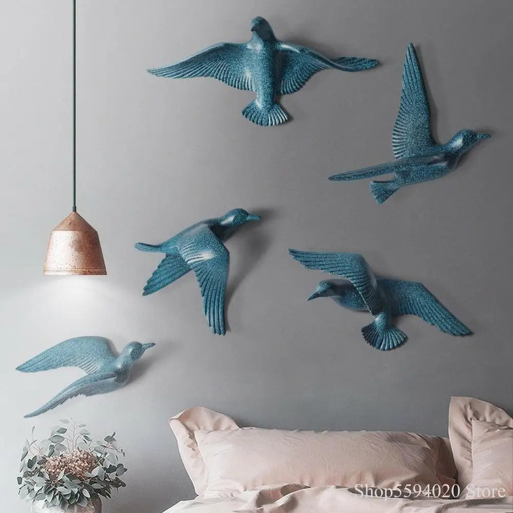 décoration murale créative en forme de mouette décoratif - vue 5 sur 36