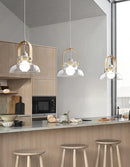 suspension design nordique moderne en verre décoration intérieure