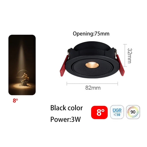 spot led ultra fin à angle de faisceau pour éclairage intérieur - vue 14 sur 24