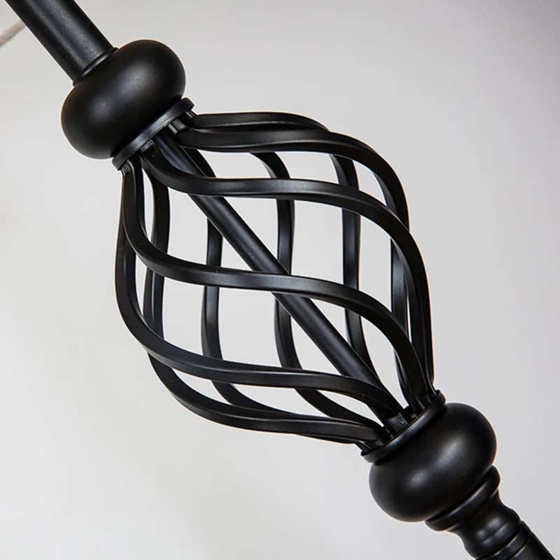 lampadaire simple rétro en fer pour intérieur - vue 5 sur 7
