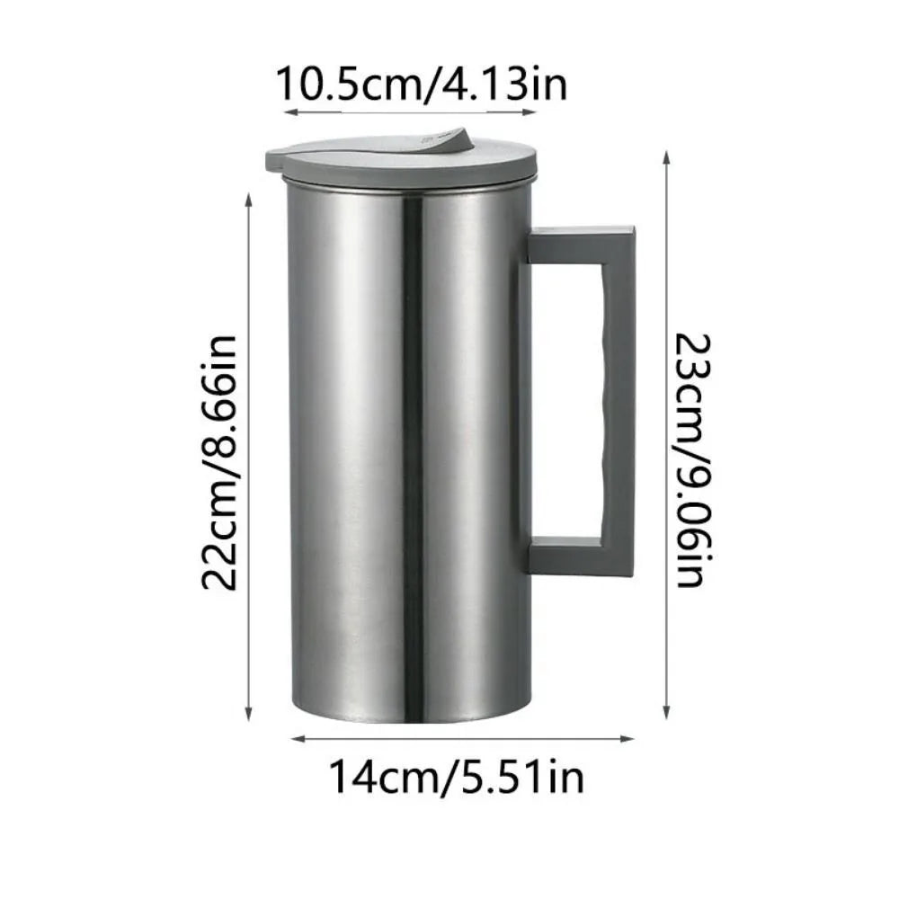 Bouteille eau 18l acier inox clapet grande carafe - vue 6 sur 6