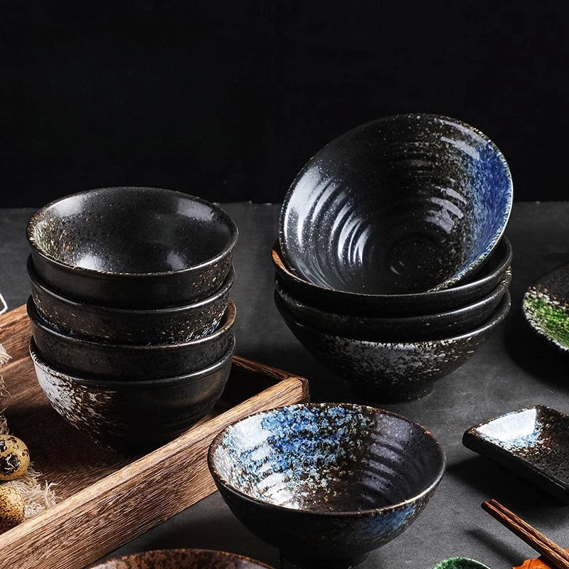 bol céramique forme corne style japonais 5 pouces - vue 2 sur 7