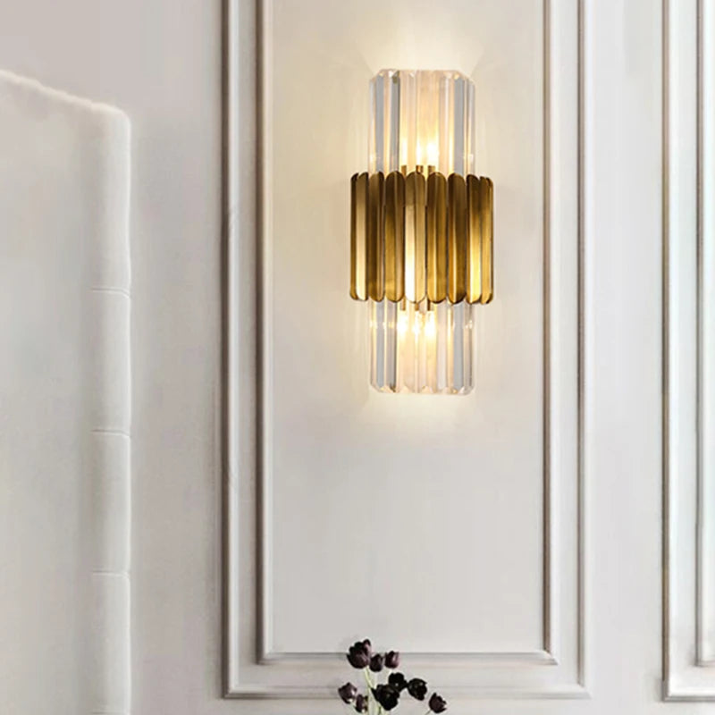 luxe et modernes applique murale en cristal pour hôtel - vue 5 sur 11