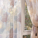 Voilage à motifs feuilles moderne pour salon chambre
