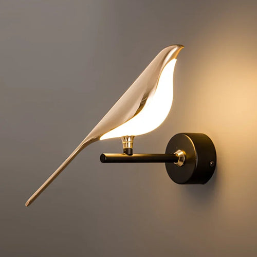 golden bird applique murale led rotative 	 suspendue - vue 2 sur 7