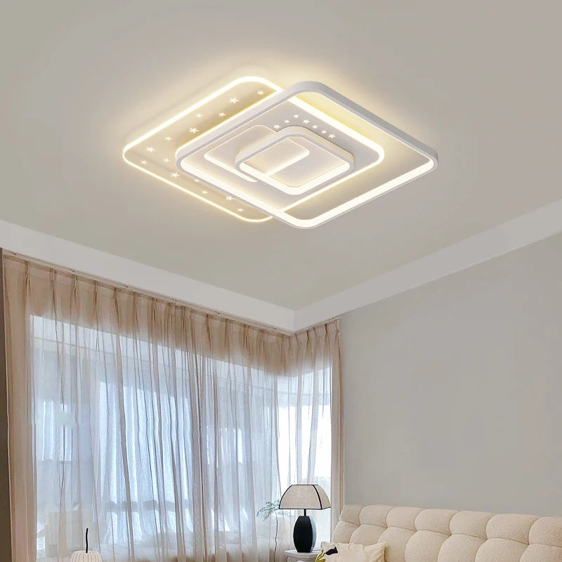 plafonnier led nordique créatif pour éclairage intérieur moderne - vue 4 sur 9