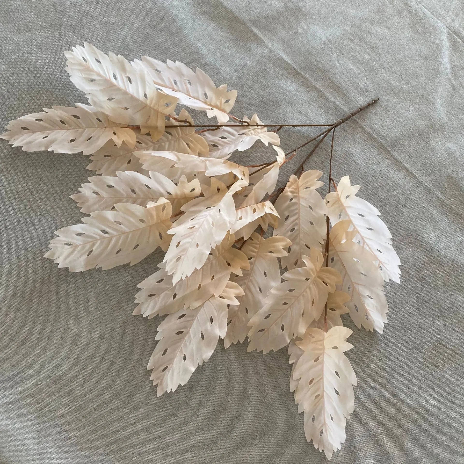 plantes artificielles feuilles de soie pour décoration florale - vue 15 sur 15