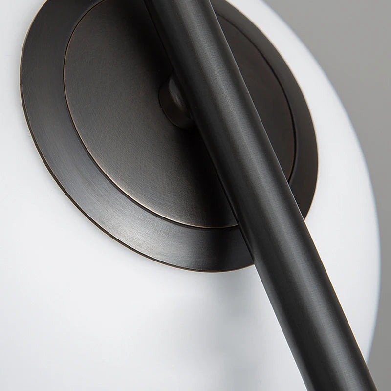 Suspension Anneau en métal noir LED - vue 6 sur 16