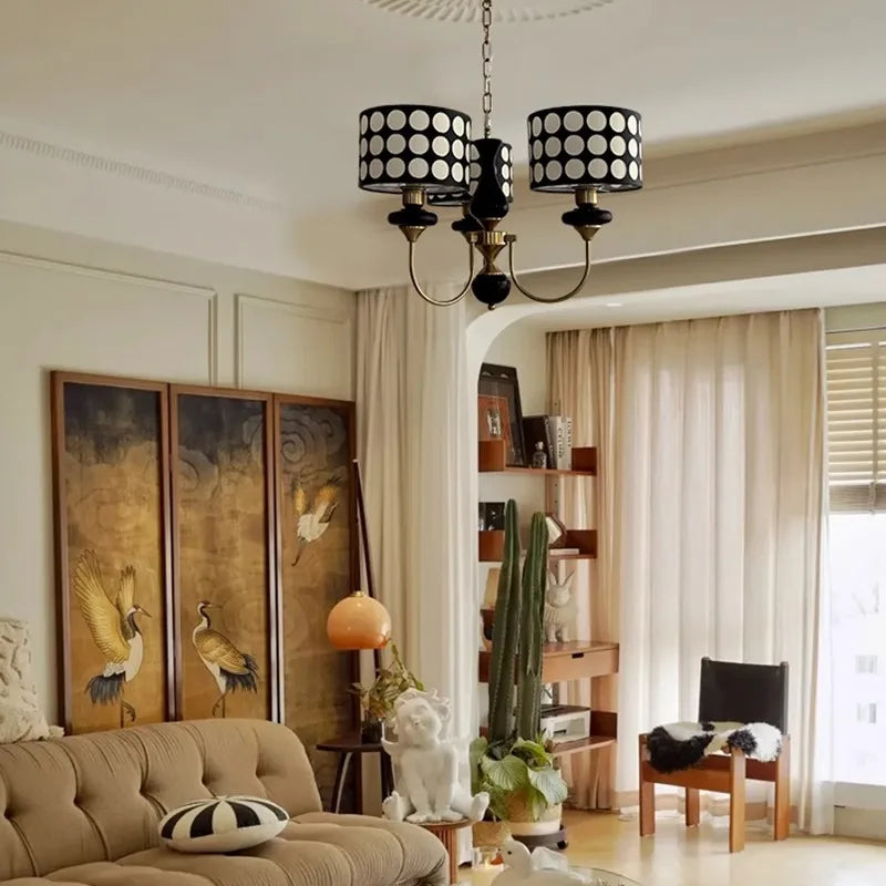 Lustres Cuivre Fer Moderne Salles Hôtel Intérieure Déco Éclairage - vue 6 sur 12