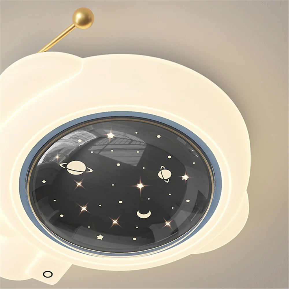 plafonnier led astronaute décoratif pour chambre d'enfants - vue 10 sur 10