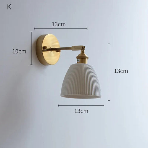 applique murale led iwhd nordique japonaise - vue 24 sur 23