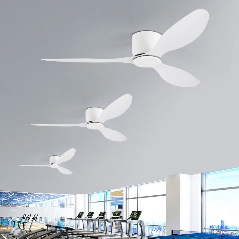 ventilateurs de plafond modernes simples avec télécommande sans lumière - vue 6 sur 9