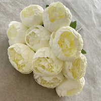 bouquet de pivoines artificielles pour mariage et décoration élégante
