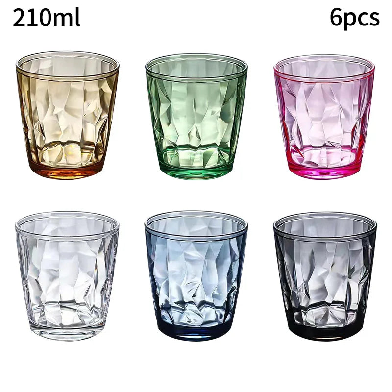Verres incassables acrylique reutilisables pour vin biere jus - vue 12 sur 22