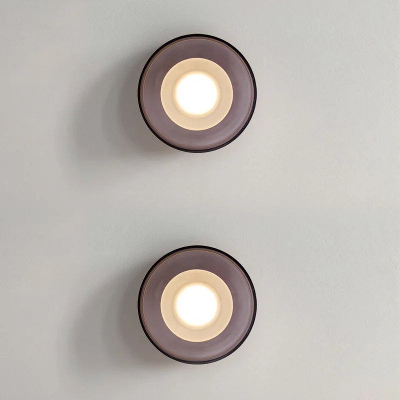 applique murale led en forme de bol pour éclairage d'hôtel