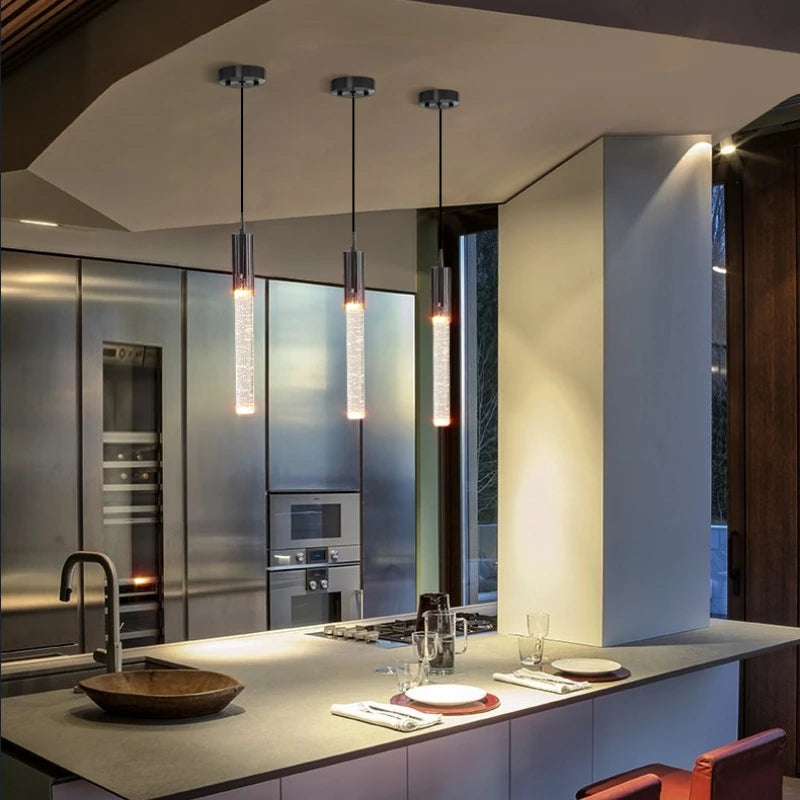 Suspension LED en cristal Éclairage créatif moderne - vue 4 sur 14