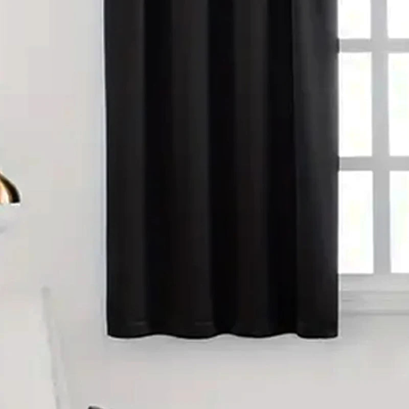 Rideau occultant court moderne pour cuisine chambre salon - vue 5 sur 10
