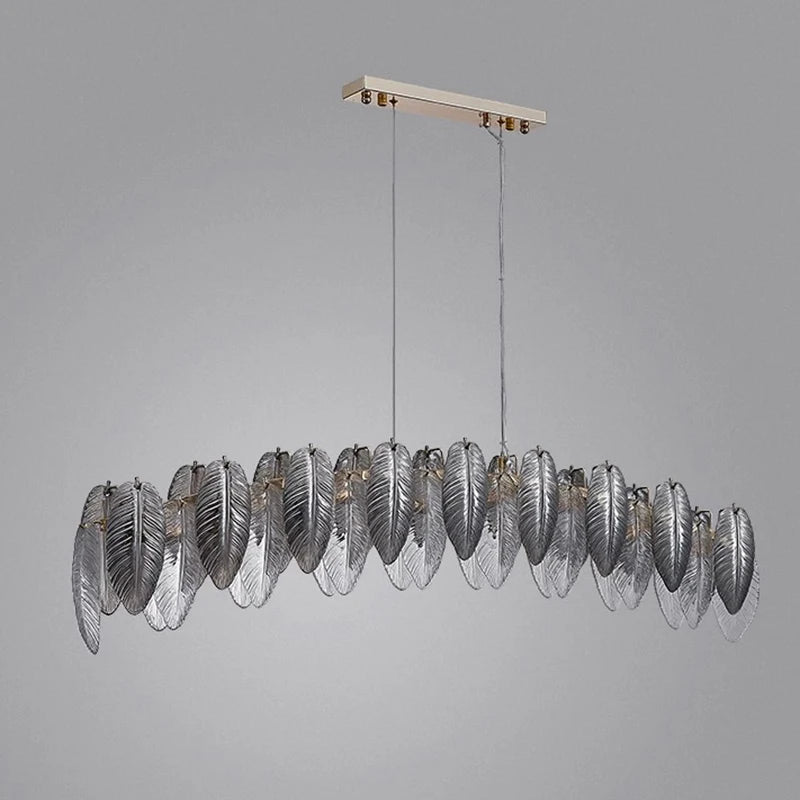 Lustre design arrondi à LED luxe - vue 5 sur 8