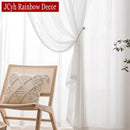 Voilage moderne translucide pour salon chambre balcon