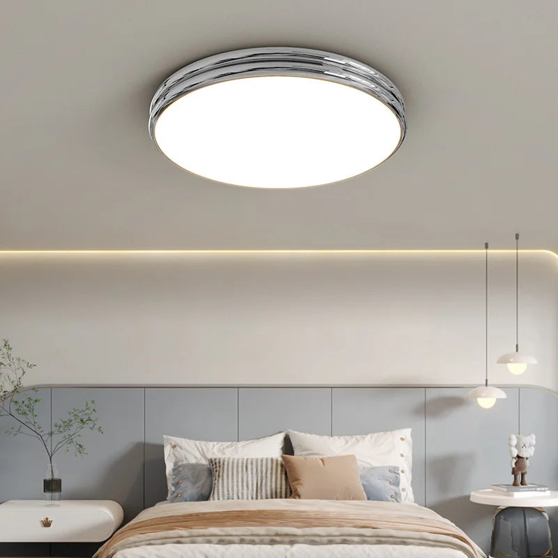 led plafonnier rond minimaliste pour éclairage intérieur - vue 7 sur 24