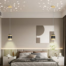 suspension moderne à projection d'étoiles pour décoration intérieure