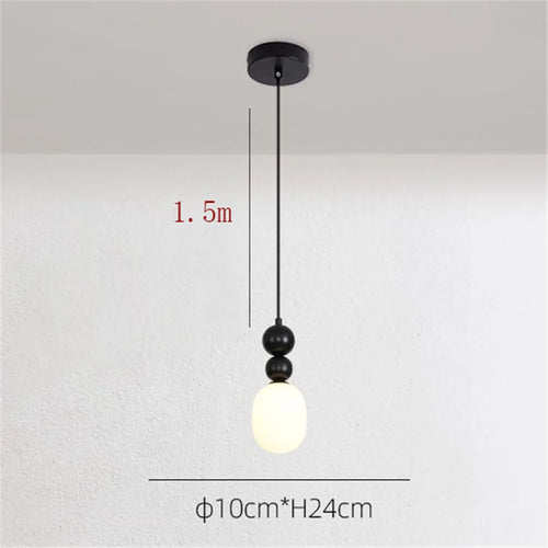 suspension en verre créative pour café bar restaurant - vue 11 sur 11
