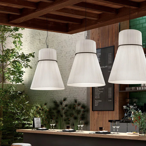 lustre moderne en tissu chinois pour décoration intérieure élégante - vue 2 sur 15