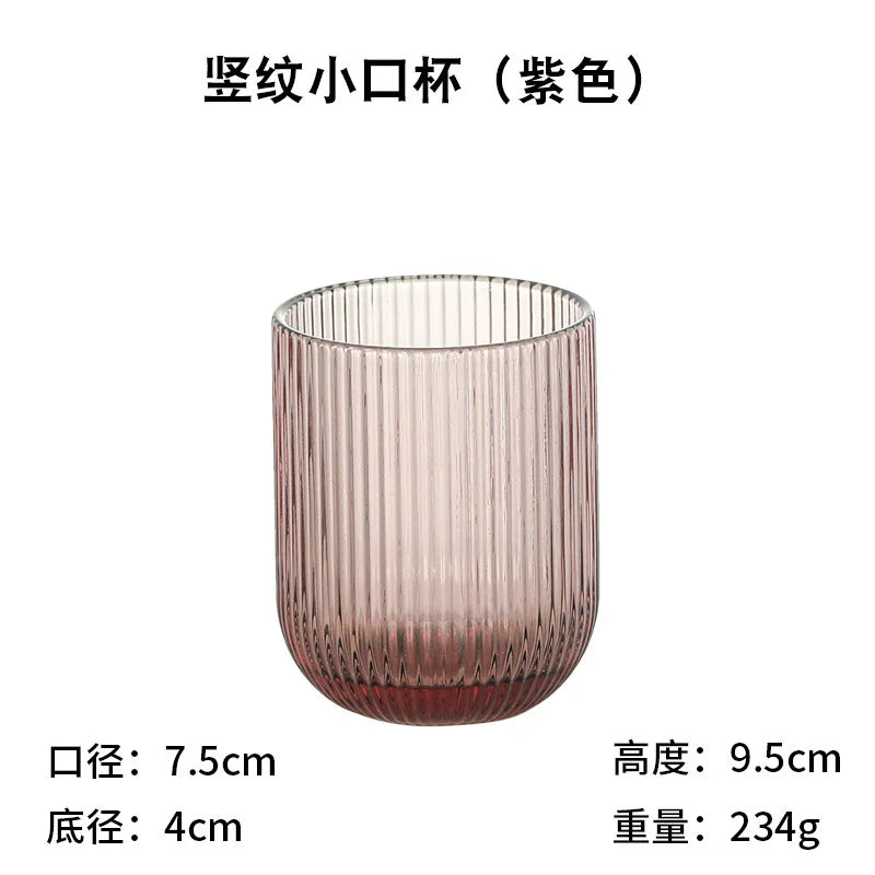 Tasses en verre créatives design boissons maison cuisine