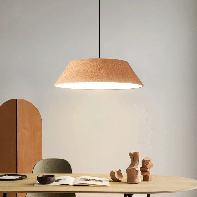 lustre noyer salle manger plafond bar - vue 4 sur 8