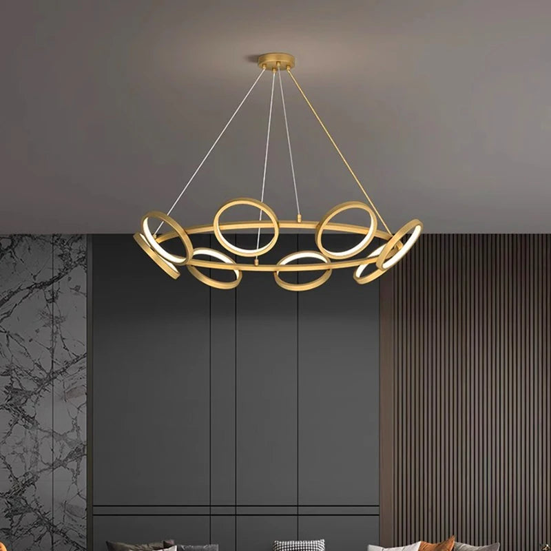 Lustre moderne pour salle à manger pour plafond du salon éclairage intérieur - vue 2 sur 11