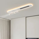 Plafonnier led nordique long pour intérieur avec projecteurs