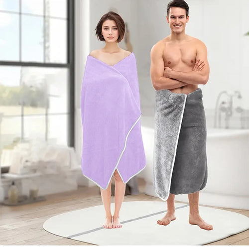 serviette de bain polaire corail large seche rapide