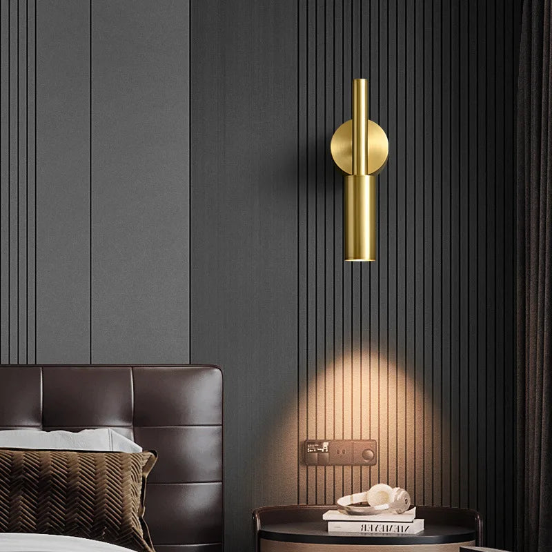 Applique murale LED en laiton