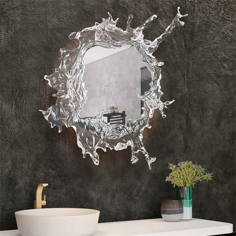 miroir goutte eau vaporisateur éclairage ambiance - vue 5 sur 12
