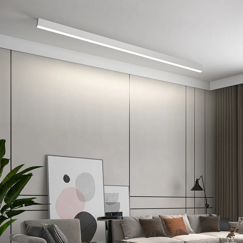 plafonnier moderne led en aluminium à intensité variable