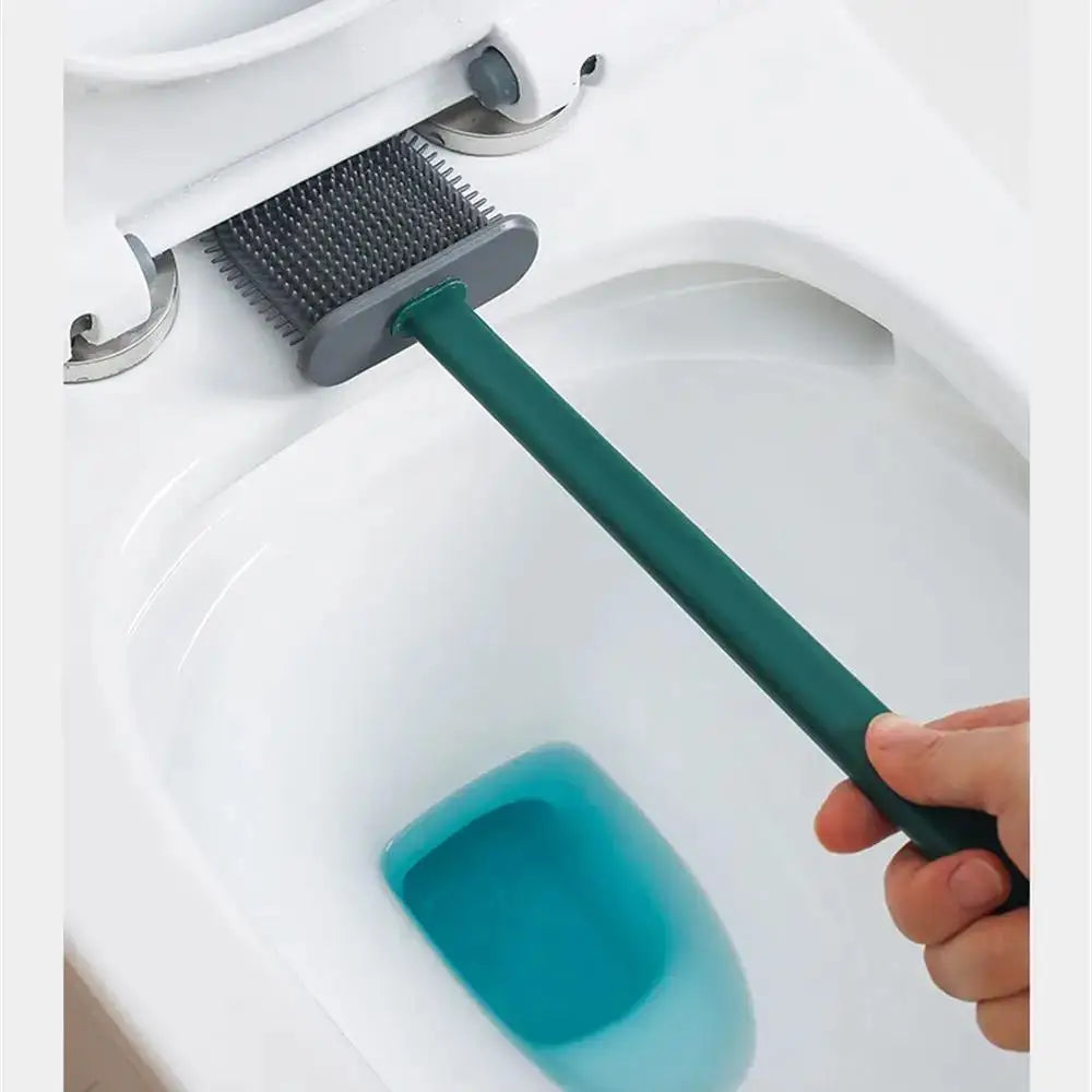 ensemble de brosses en silicone pour salle de bain sans coin mort - vue 6 sur 9