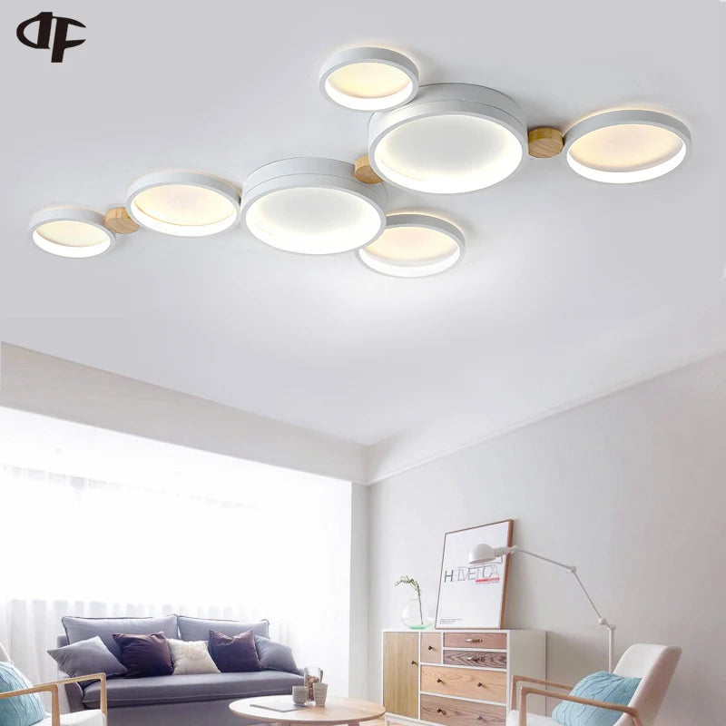 Plafonnier led de style scandinave - vue 3 sur 25