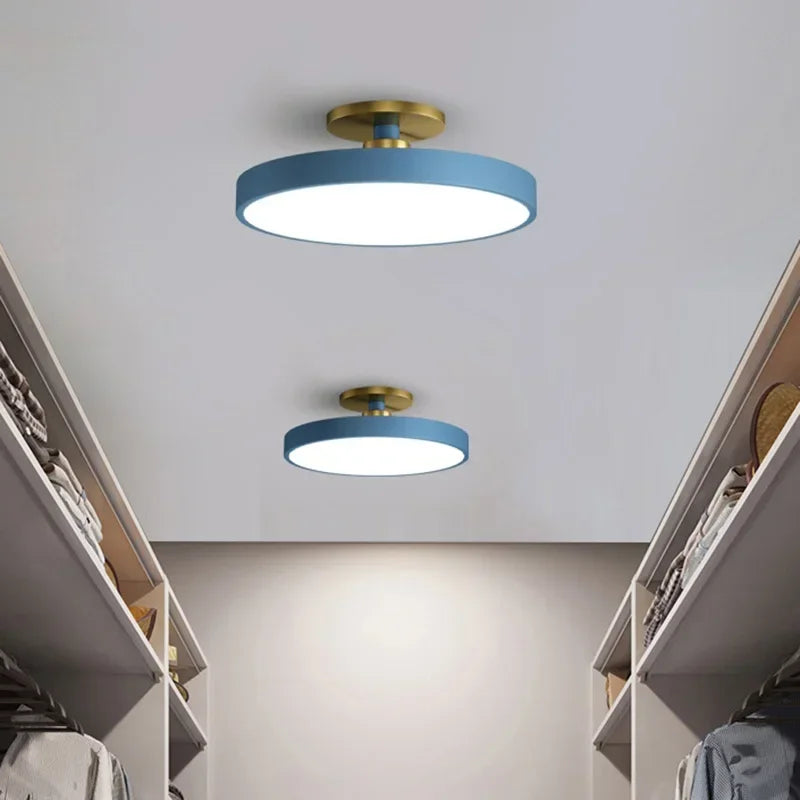 Plafond moderne à LEDs lustre Makaron plafonniers salon chambre étude salle enfant couloir maison intérieur lampes nordiques éclairage