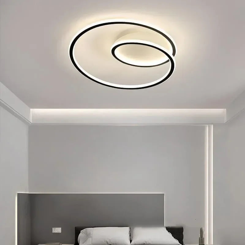 plafonnier led moderne pour décoration intérieure et ambiance chaleureuse - vue 5 sur 20