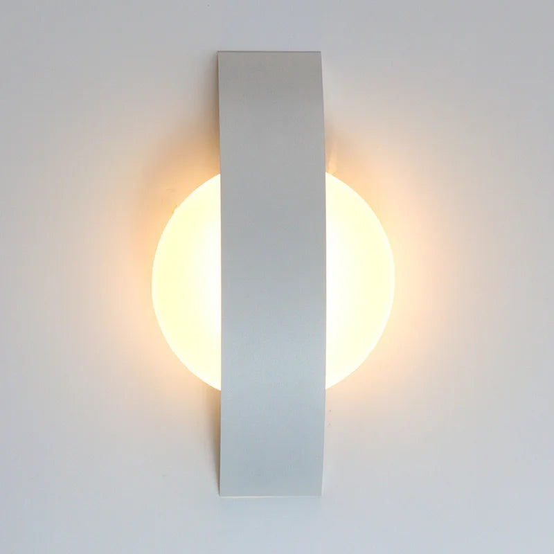 applique murale led moderne décorative simple rond ou carré - vue 4 sur 10